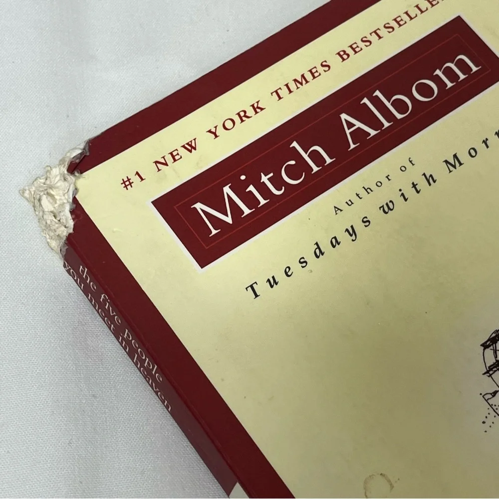 The Five People You Meet In Heaven by Mitch Albom New York Times Bestseller VTG